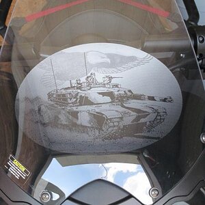 My First Spyder 2012 RSS With M1 Tank Wind Shield Cling