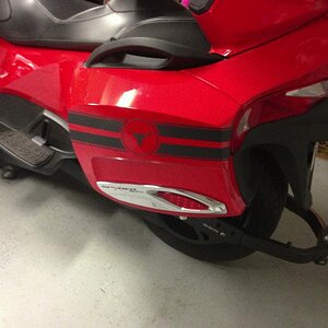 Left saddle bag GT Stripes