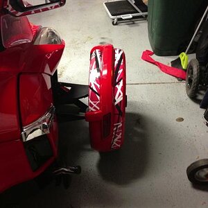 Right Fender wrapped