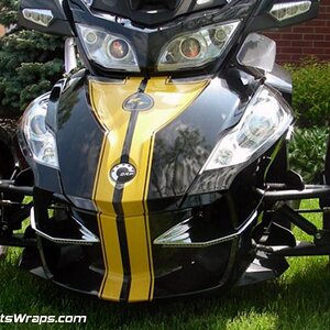 RT SergeB Graphics kit with custom R/T center emblem. This kit also has the lower air dam stripe extensions. Wow.. What a look! ORDER: 814-838-6377