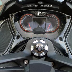 Dress up your ST dash with our 12 piece Dash kit. Available in many finishes and colors. Email questions- pete@powersportswraps.com