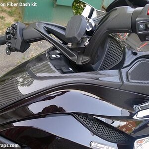 Spyder ST CF Dash kit 12 piece.  Available in many finishes and colors.  814-838-6377