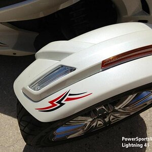 lightning 41 Front fender accent.