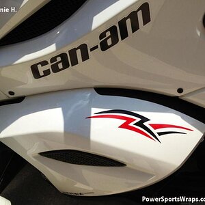 lightning 41 Side case decal