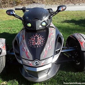 RS custom kit: Ghost 104- this is a good example of our custom design. This kit was created based on our customers request.  Contact us for your Spyde