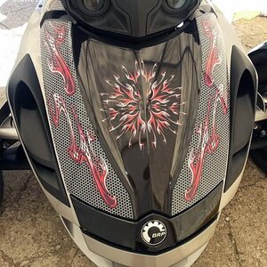 RS custom kit  Ghost 104 created for Sherri T. Available for Spyder RS / ST / GS models.