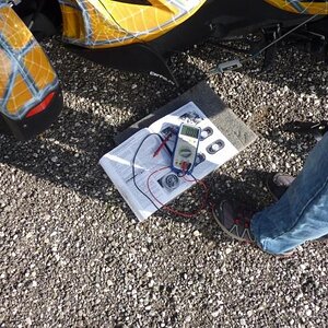 empty batterie after parking place concert