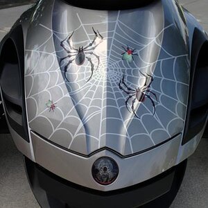 PowerSportsWraps.com Custom Frunk graphics Spyder RS.