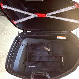 Aerostitch organizer bag - Givi side bag lid