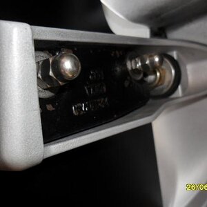 S/S Washers Nyloc nuts & Dome nuts used under OEM Weights to secure Seal Floorboards