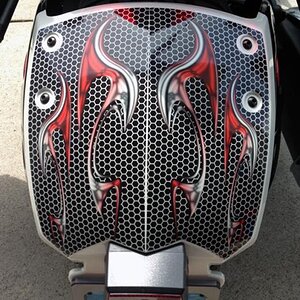 Ghost 104 Red Honey Comb - Rear fender