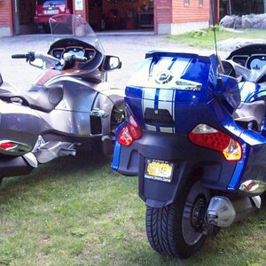 RT GT3- Silver Metallic & 3M carbon fiber examples.  Silver Metallic kit Center parts only $89.00 Carbon Fiber centers only $124.00  To Order 814-838-