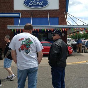 Butch & John talking cars.