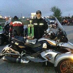 Neal with his trophy!