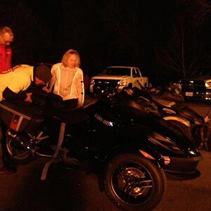 Transfering stuff onto Seth's new Spyder.