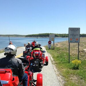 Waiting for the ferry.
