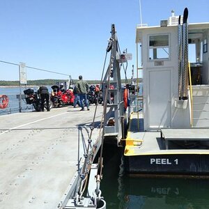 Ferry all loaded and ready to go...