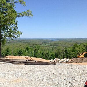 What a great view on our ride down 125