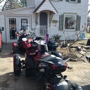 Home safe and sound....look the snows gone!