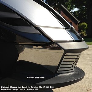 Optional Conform Chrome Side panel for air-dam. $49.00