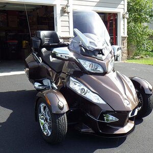 Just after cleaning!   Mods so far are:
RT LED High Mount Brake Light with dual converter
 Bluetooth transmitter and headsets
 NBV highway peg kit wit