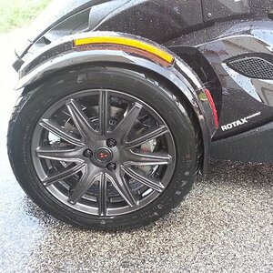 Correct rims installed.  Had the dealer swap the normal ST-L chrome out for the black.  Before we add lettering