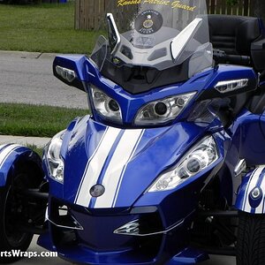 RT GT Racing stripes White