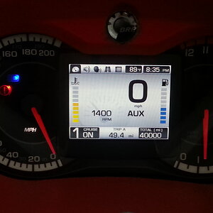 Showing we hit 40,000 miles