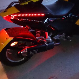 Passenger rail lights.