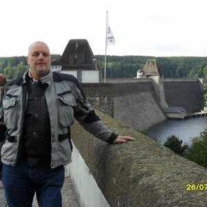 Me standing on the Mohne Dam