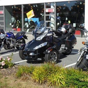 Outside a Motorcycle Accessories Shop in Germany
POLO one of the largest and includes a Cafe 
A popular Biker meeting Place