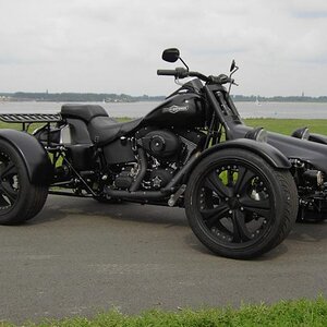 Harley Reverse Trike Coming soon, Q-Tec European Quads and Trikes.