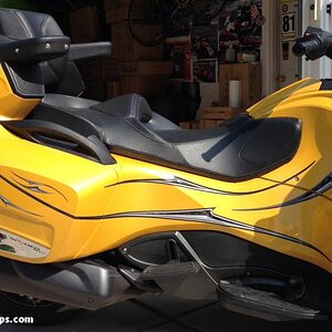 Wind 108 Gray - Side panels.  Contact us with questions about this kit.  814-838-6377.  Emal: pete@powersportswraps.com