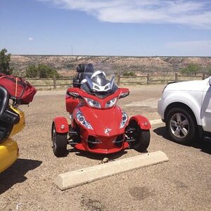 Spyder visits the Palo Duro Canyon