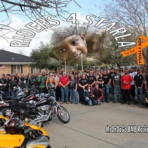 Event I organized for child with cancer Starla