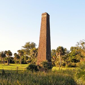 Smokestack from a 1700's rice plantation Dairen, GA