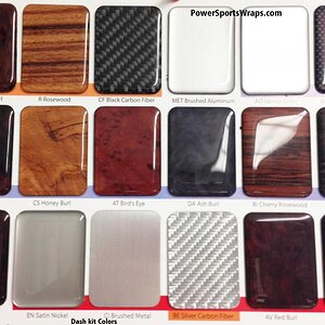 Here are more color options for our Spyder Dash kits. Not all would be available contact us for details.  Pete@powersportswraps.com  814-838-6377