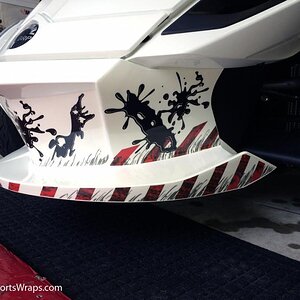 Front end spyder decal