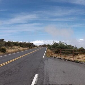 On the road--Haleakala