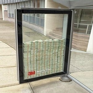 $3M Security Glass Buss Stop in Canada