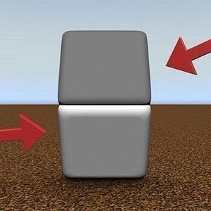 Do you see different shades of grey in top and bottom squares? Now cover the middle line with your finger and see what happens.