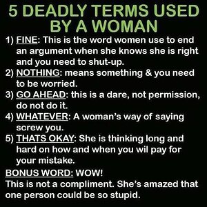 Womens words