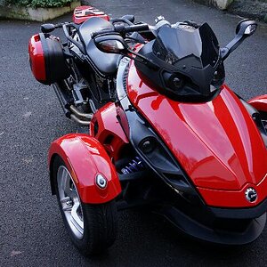 My Spyder front side view.