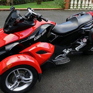 My Spyder left side view.