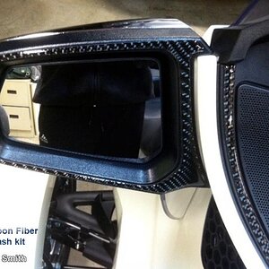 RT Real CF Mirror bezel