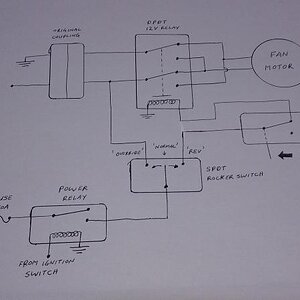 Modified circuit daigram with air flow switch