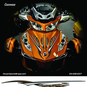 Cosmose: A subtle 3D directional look will enhance your frunk without being over the top. $99.00