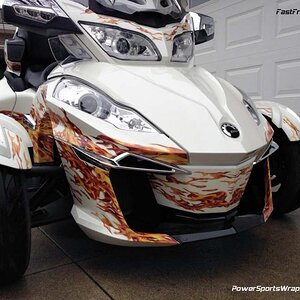 RT Flames Fraser 2014 - Front air-dam flames incorporated.