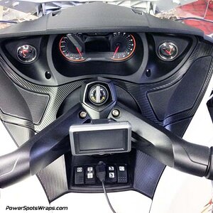 RT 3M CF Dash Skinz kit. Available for any model Spyder.  Call 814-838-6377
