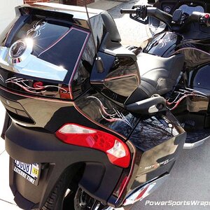 Notice the pin stripe accents to tie all the colors together